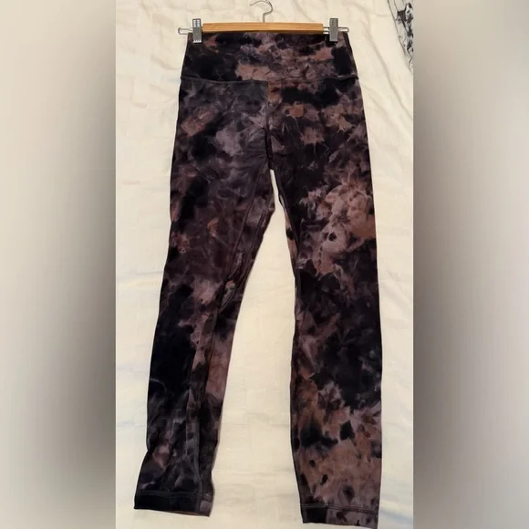 Lululemon Align Pant 25" *Diamond Dye Graphite Grey Pink Pastel size 6 - Picture 9 of 9